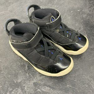 Nike Air Jordan 6 Rings Space Jam Black/Hyper Royal-White Toddler 10C 323420-016